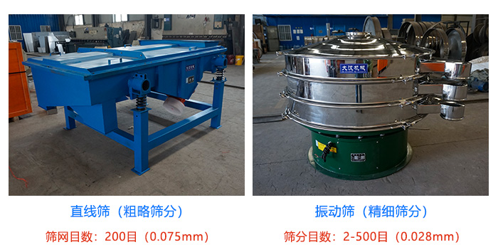 直線篩和振動篩篩分細度區別